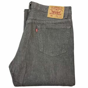 90s USA製 Levi’s 501 デニム パンツ W36 L36 グレー ボタンフライ 先染め ストレート ジーンズ Levis リーバイス ヴィンテージ