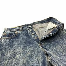 Dead Stock 90s USA製Levi's 501-0109 デニム パンツ W29 L36 ジーンズ ケミカルウォッシュ リーバイス Levis ヴィンテージ 新品 未使用_画像5