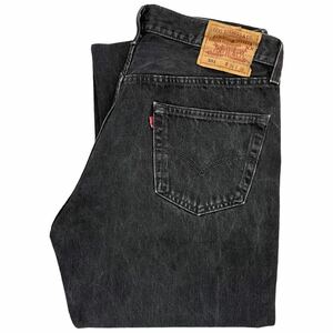 90s USA製 Levi’s 501 デニム パンツ W36 L36 ブラック ジーンズ ストレート 501-0660 Levisリーバイス アメリカ製 ヴィンテージ