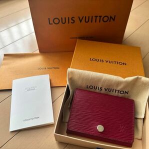 美品 LOUIS VUITTON ルイヴィトン エピ 名刺入れ カードケース