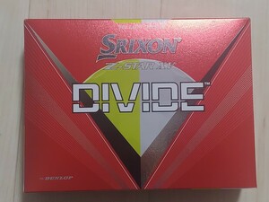 ホワイト イエロー 2023年モデル ZSTAR XV DIVIDE　1ダース １２個 SRIXON スリクソン ディバイド ゴルフボール 日本正規品