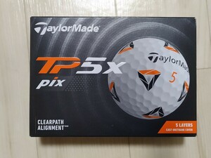 ホワイト １２個 １ダース 2022年発売 ＴＰ５Ｘ ＰＩＸ ティーピーファイブ ピックス ＴＡＹＬＯＲＭＡＤＥ テーラーメイド ゴルフボール