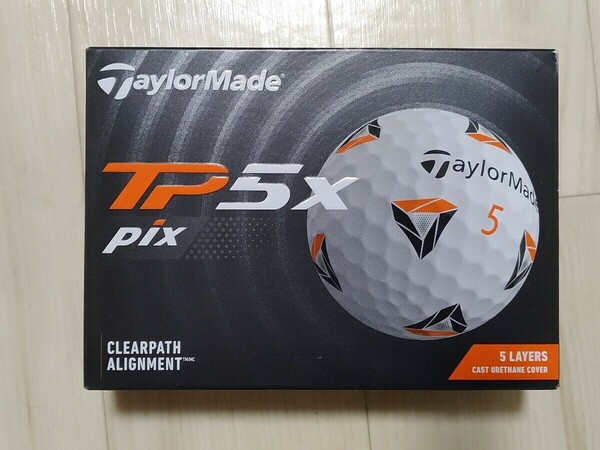 １２個 １ダース ホワイト 2022年発売 ＴＰ５Ｘ ＰＩＸ ティーピーファイブ ピックス ＴＡＹＬＯＲＭＡＤＥ テーラーメイド ゴルフボール