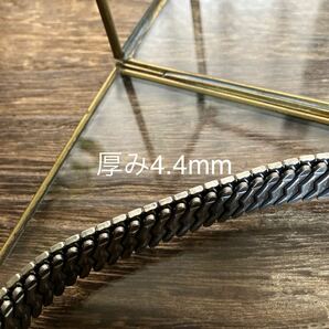 20mm 銀色 伸縮 蛇腹 時計バンド 時計ベルト 中古品の画像6