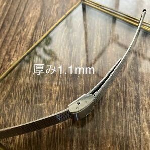 18mm 銀色 金属 時計バンド 時計ベルト 薄型 中古品の画像5