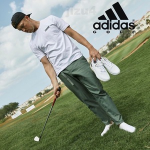 #[M] spring summer regular price 11,500 jpy Adidas Golf Adi Cross f toe label to attaching pants green #