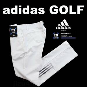 #[79] spring summer regular price 14,300 jpy Adidas Golf EX STRETCH ACTIVE tapered pants white #