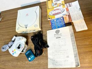 SEGA セガ ドリームキャスト Dreamcast HKT-3000 本体 コントローラー 取扱説明書 ケーブル ビジュアルメモリ