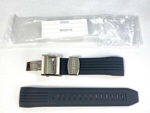 R01Z011J0 SEIKO アストロン 22mm 純正シリコンバンドバックル付 ブラック SBXB015/8X82-0AC0用 ネコポス送料無料