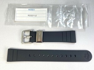 R03S011J0 SEIKO プロスペックス 20mm 純正シリコンバンド ブラック SBDN075/V147-0CS0他用 ネコポス送料無料