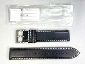 L020012J0 SEIKO プロスペックス 20mm 純正レザーベルト ブラック SSC009P3/SSC009PG/V172-0AC0用 ネコポス送料無料