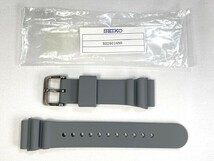 R029014N9 SEIKO プロスペックス 22mm 純正シリコンバンド グレー SBEP017/S802-00D0用 ネコポス送料無料_画像1