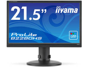 T3794 iiyama ProLite B2280HS/B2280HS-B1 21.5インチ ワイド 液晶ディスプレイ フルHD/ノングレア/TN/HDMI モニター