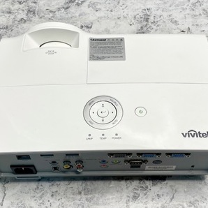 T3849 VIVItek/ヴィヴィテック DLPプロジェクター DX831 ランプ使用時間140/1 バッグ・リモコン付きの画像6