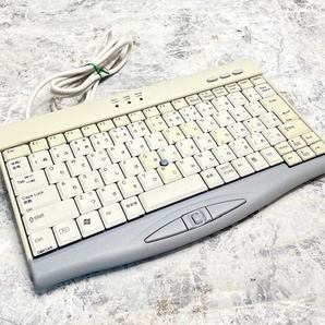 T3839 金井電器産業 MINI KEYBOARD PRO-R HMB632KJP/R スティックポインタ付き 日本語配列 USBの画像1