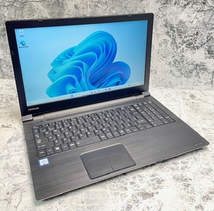 T3847 TOSHIBA dynabook Satellite B55/B Core i3-6100U 2.30GHz メモリー8GB HDD500GB Windows11 ノートPC