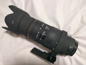 極上美品 シグマ SIGMA デジタル一眼望遠レンズ 50-500mm APO HSM EX F4-6.3 キャノン EFマウント用 　カビ　クモリ無し　チリ極少レベル