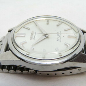 １円～【少し動く】SEIKO キングセイコー クロノメーター 49999 初期型 ライオンメダリオン 手巻 メンズ腕時計 シルバー 4-10-2の画像5