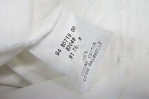 １円～MONCLER モンクレール　レディース　薄手コットンジャージ　重ね着風　長袖Tシャツ　サイズS　ホワイト　4-14-9_画像6