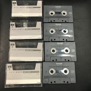 T3106 SONY カセットテープ STAMINA XI 120分 4本 音鳴り確認済 爪あり 録音済み 中古 当時物 ソニー 昭和レトロ ノーマル