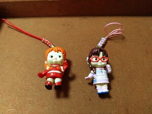  Neon Genesis Evangelion kewpie doll netsuke strap genuine . wave * Mali * illustration rear s