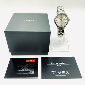 2903♭TIMEX タイメックス 腕時計 TW2V23500 Peyton シルバー 文字盤 真鍮 ミネラルガラス クォーツ America Watch レディース ゴールドの画像6