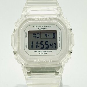 2931♭CASIO カシオ 腕時計 ベビージー BGD-565US-7JF 10気圧防水 レディース ホワイトスケルトン【0311】