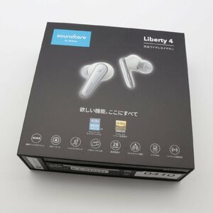 3054▲ Anker Soundcore Liberty 4 完全ワイヤレスイヤホン ウルトラノイズキャンセリング 2.0 3Dオーディオ IPX4 ホワイト【0410】