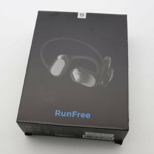 3076▲ SOUNDPEATS RunFree ワイヤレスイヤホン 耳を塞がない オープンイヤー型 Bluetooth5.3 B0CN6FNQ47 低音再生強化 ブラック【J0045】