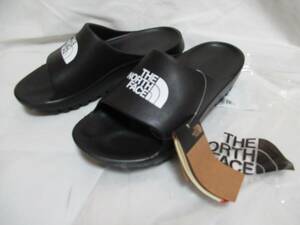 ★604 ノースフェイス 新品黒WHIZZY SLIDE スリッパ 28cm the north face