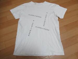 S20 N.HOOLYWOOD　ミスターハリウッド　白プリントTシャツ　36