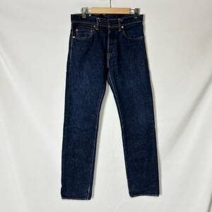 貴重 日本製 MOMOTARO JEANS G007-MB 桃太郎ジーンズ 銅丹14.7oz クラシックインディゴ タイトストレート デニムパンツ セルビッチ 赤耳 30