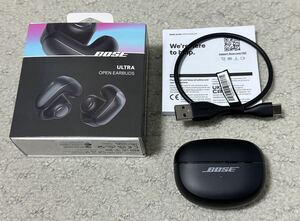 Bose Ultra Open Earbuds BLK ブラック 完全ワイヤレスオープンイヤーイヤホン Bluetooth