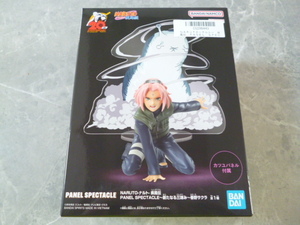 20th NARUTO Naruto . manner . spring . Sakura figure katsuyu panel attaching APANEL SPECTACLE new . three ..SAKURA HARUNO BANDAI( Bandai )