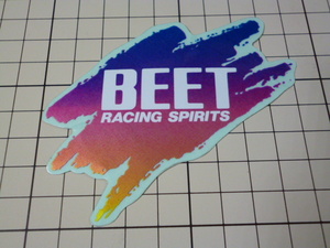 希少 正規品 BEET RACING SPIRITS ステッカー 当時物 です(92×78mm) ビート レーシング