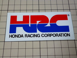 正規品 HRC HONDA RACING CORPORATION ステッカー (100×45mm) ホンダ レーシング コーポレーション