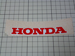 HONDA 純正品 ステッカー (赤/112×16mm) ホンダ