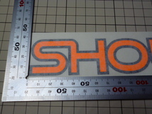 希少 旧ロゴ SHOWA ステッカー (切り文字/197×36mm) ショーワ サスペンション_画像2