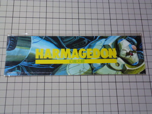 正規品 幻魔大戦 HARMAGEDON ステッカー (200×60mm) 当時物 です