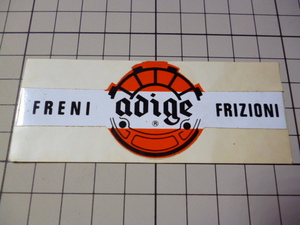 正規品 FRENI FRIZIONI ステッカー (94×36mm)