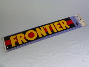 【大きめ】 FRONTIER ステッカー 当時物 です(360×70ｍｍ) フロンティア