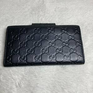 美品 GUCCI グッチシマ ロングウォレット 長財布 財布の画像2