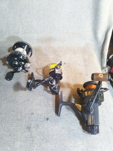 DAIWA ダイワ EX-700RD CARBO SPIN/Millionaire SS5000/DIAMOND mini auto Bail/ mini TORQUE計4点　簡易回転確認　現状品　 リール