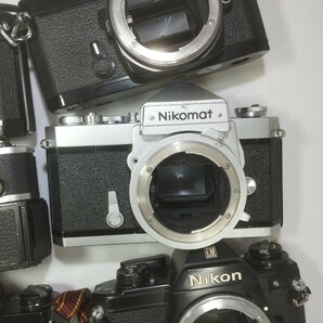 【リサイクル】 フィルムカメラ Nikon FE NIKOMAT NIKON MD-2 MB-1 NIKON EM まとめてジャンク品 一眼レフ ニコン 1円スタート売り切り昭和の画像3