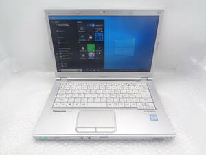 訳あり i7第7世代 Panasonic Let's note CF-LX6/i7-7600U 2.8Ghz/16GB/SSD 256GBGB/カメラ/無線/DVDマルチ/14/Windows10 中古動作品(F691)