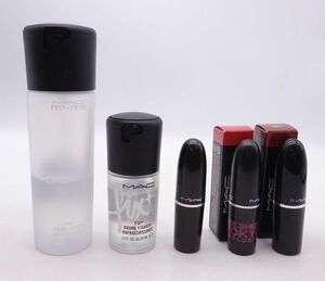 C*MAC lucky bag 5 point set new goods luster glass lipstick face lotion *