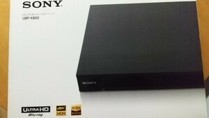 未使用 SONY Blu-ray ブルーレイ プレイヤー 4K対応 UBP-X800