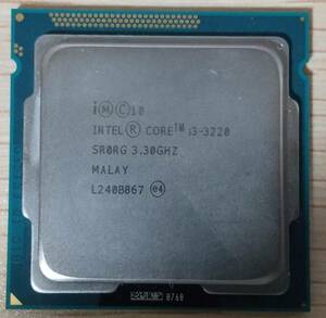 ◆Intel Core i3 3220 CPU 3.3GHz　中古