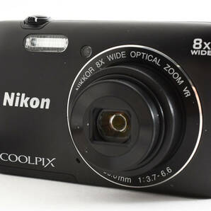 ★美品★ニコン Nikon COOLPIX S3700 ブラック コンパクトデジタルカメラ L1098 #483の画像2