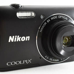 ★美品★ニコン Nikon COOLPIX S3700 ブラック コンパクトデジタルカメラ L1098 #483の画像4